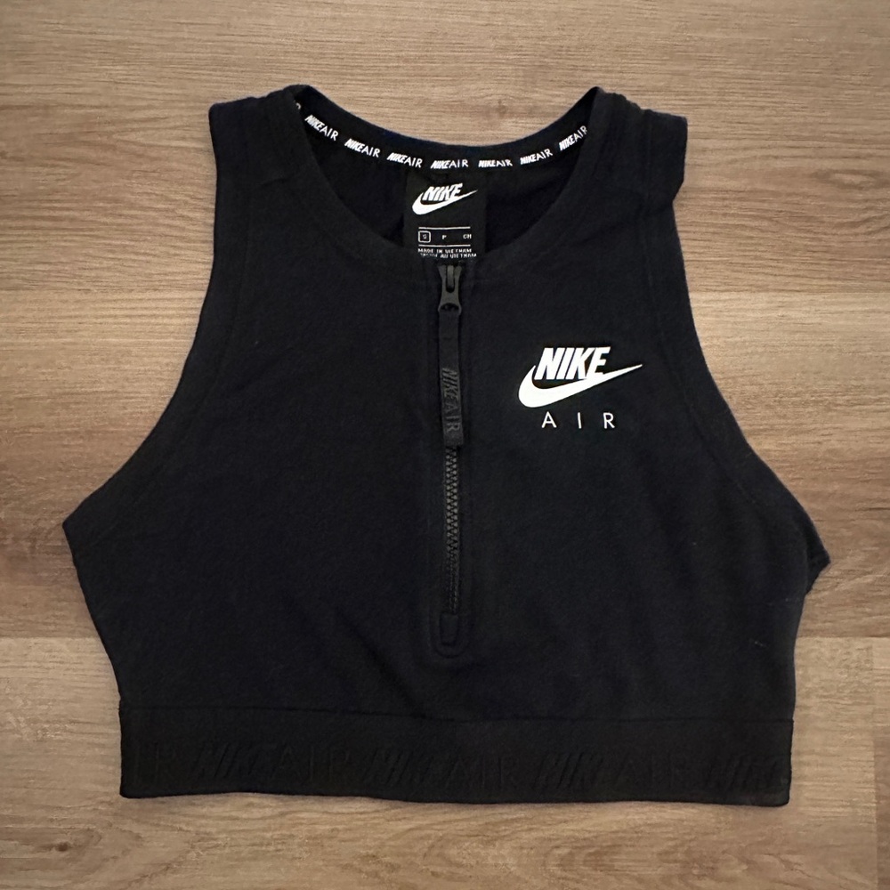 Nike Air Zip-down Crop Top